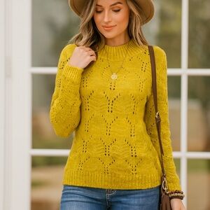 Women's Mustard Sweater